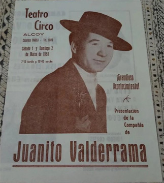 Caras conocidas núm. 2, Teatro Circo, Alcoy, 1 y 2 de marzo de 1958