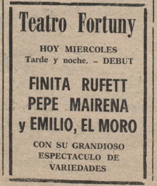 Teatro Fortuny, 1970