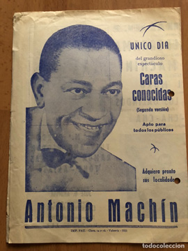 Caras conocidas núm. 2, Teatro Banda Primitiva, Liria, 28 de febrero de 1958