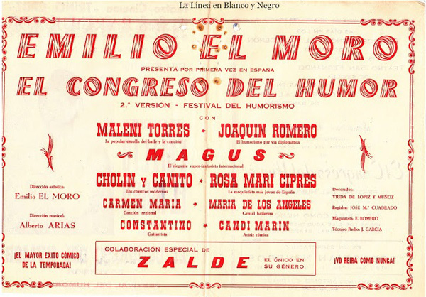 El congreso del humor, Trino Cruz
