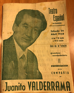 Caras Conocidas Núm 2, Teatro Español, Algemesí, 26 de abril de 1958