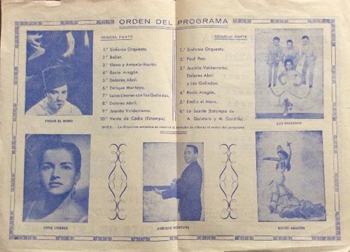 Cita de estrellas, Teatro Cervantes, 25 de noviembre de 1960