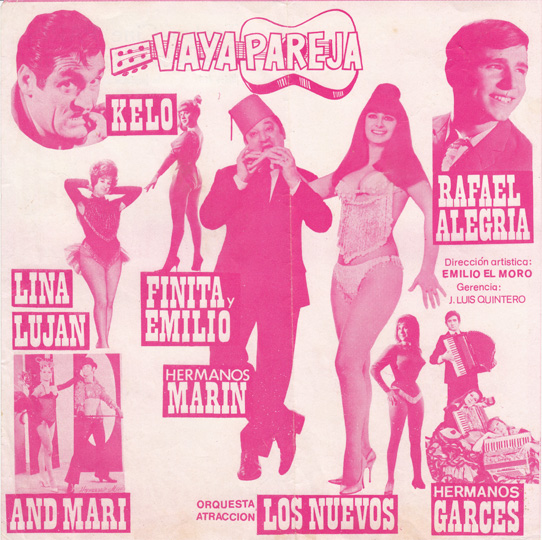 Vaya pareja, Teatro-Cine París, 30 de julio de 1971