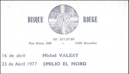 Disque Rouge, Bruselas