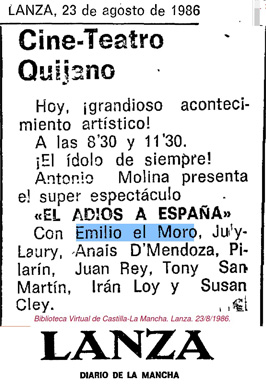 Lanza, 23 de agosto de 1986