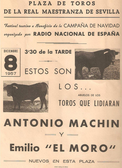 Plaza de Toros de la Real Maestranza de Sevilla, 8 de diciembre de 1957
