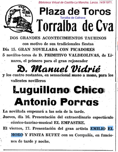 Lanza, 14 de septiembre de 1964