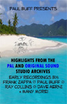 Paul Buff Presents Highlights From The Pal And Original Sound Studio Archives