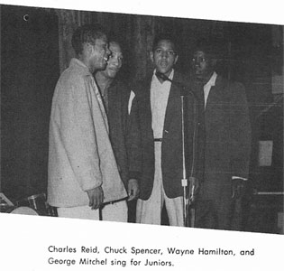 Charles Reid, Chuck Spencer, Wayne Hamilton and George Mitchel