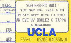 Schoenberg Hall, May 23, 1989