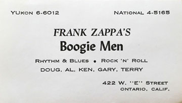 Frank Zappa's Boogie Men