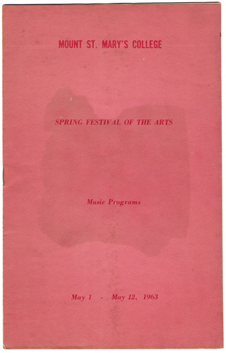 Mount St. Mary's Spring Festival 1963