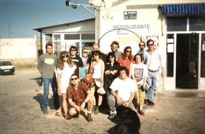 Josele, Gema, Paco López, Hendrik, Irene, Cris, Mariano, Juana, Román, Miguel, Pilo, Ana, Mamen, Paco Trinidad y Pepín Fernández