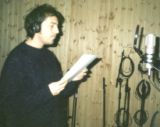 Joaquín grabando los coros