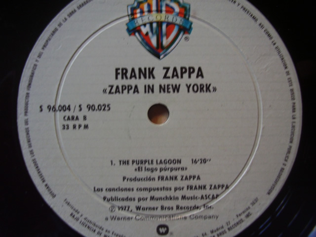 Zappa In New York